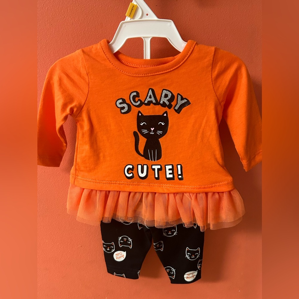 Carter’s Scary Cute! Newborn Halloween Cat Outfit